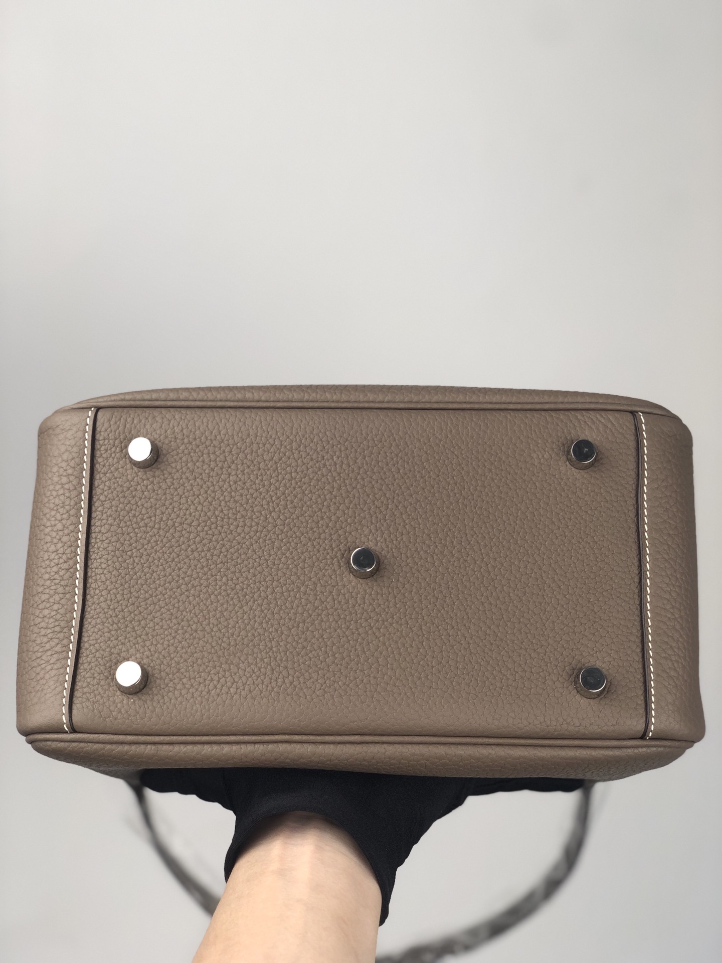 에르메스 린디백26 에토프 은장 소가죽